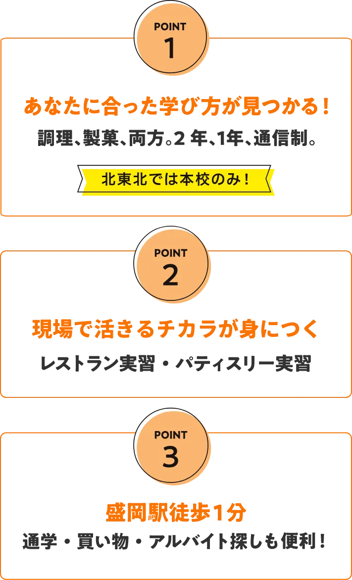 POINT1 広く学ぶからやりたいことがきっと見つかる！