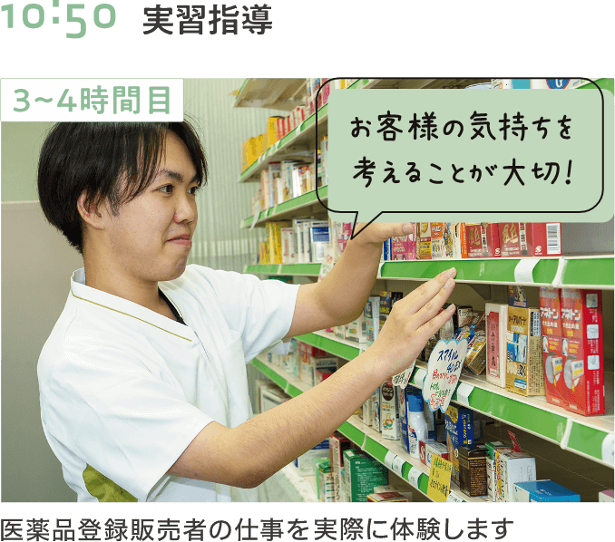 10:50 実習指導 