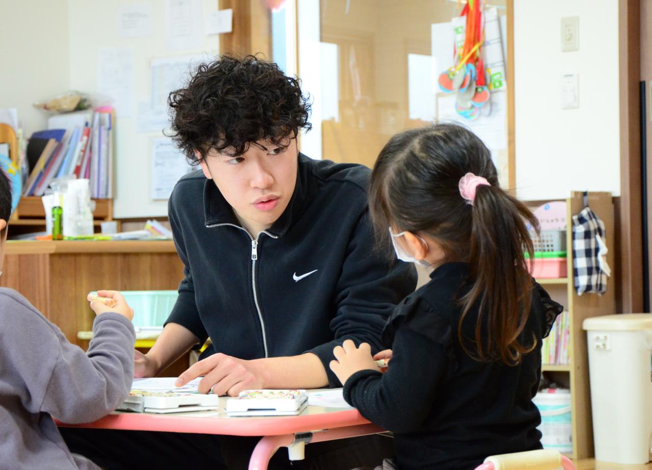 キタウェル卒業生保育士横岸澤さん